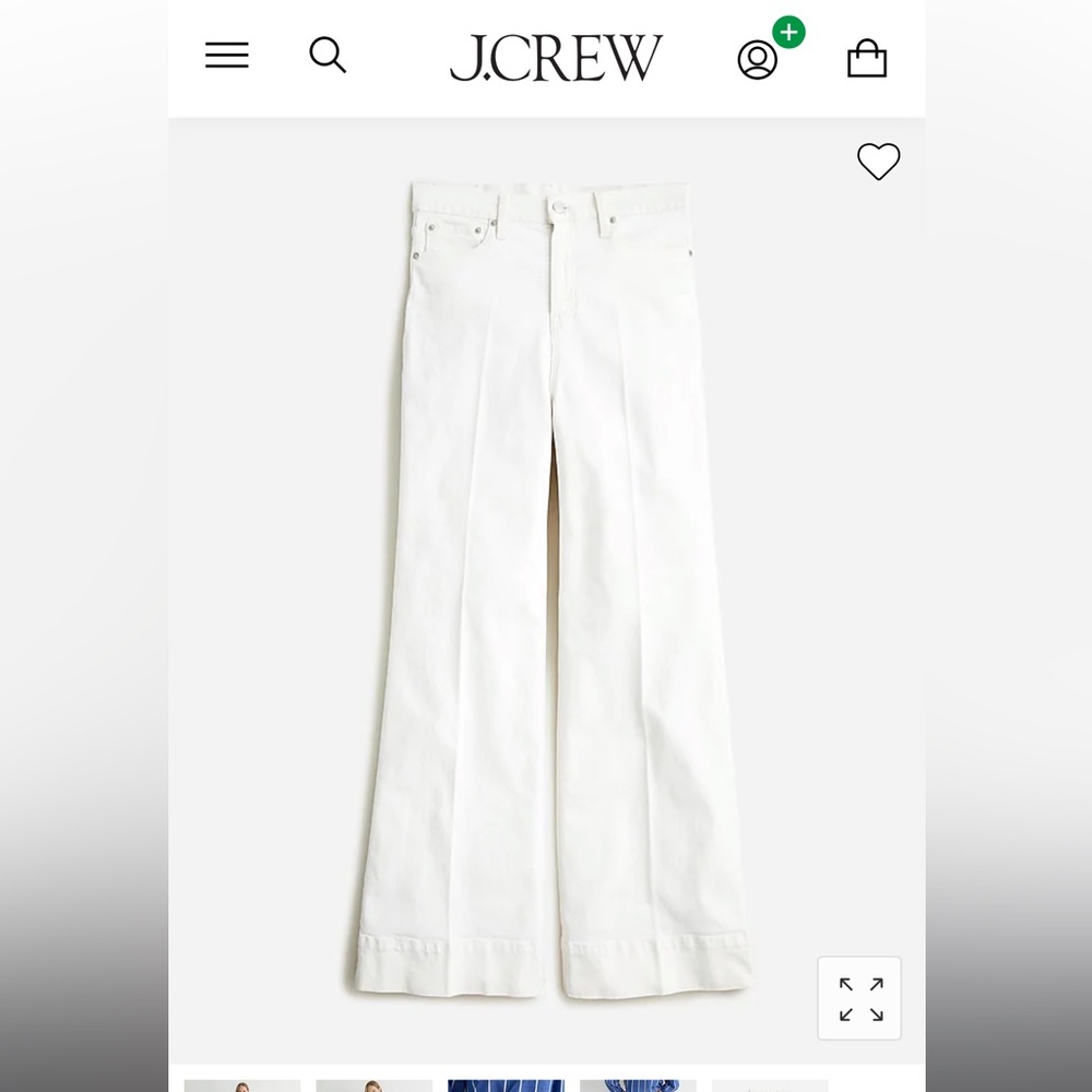 J CREW Wide Leg Trousers